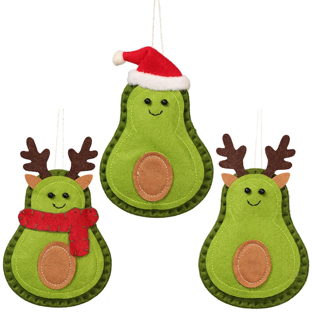 3 Pcs Avocado Shaped Hanging Ornaments Cute Christmas Tree Deer Antler Snowman Home Party Decorations
3 Pcs Avocado Shaped Hanging Ornaments Cute Christmas Tree Deer Antler Snowman Home Party Decorations