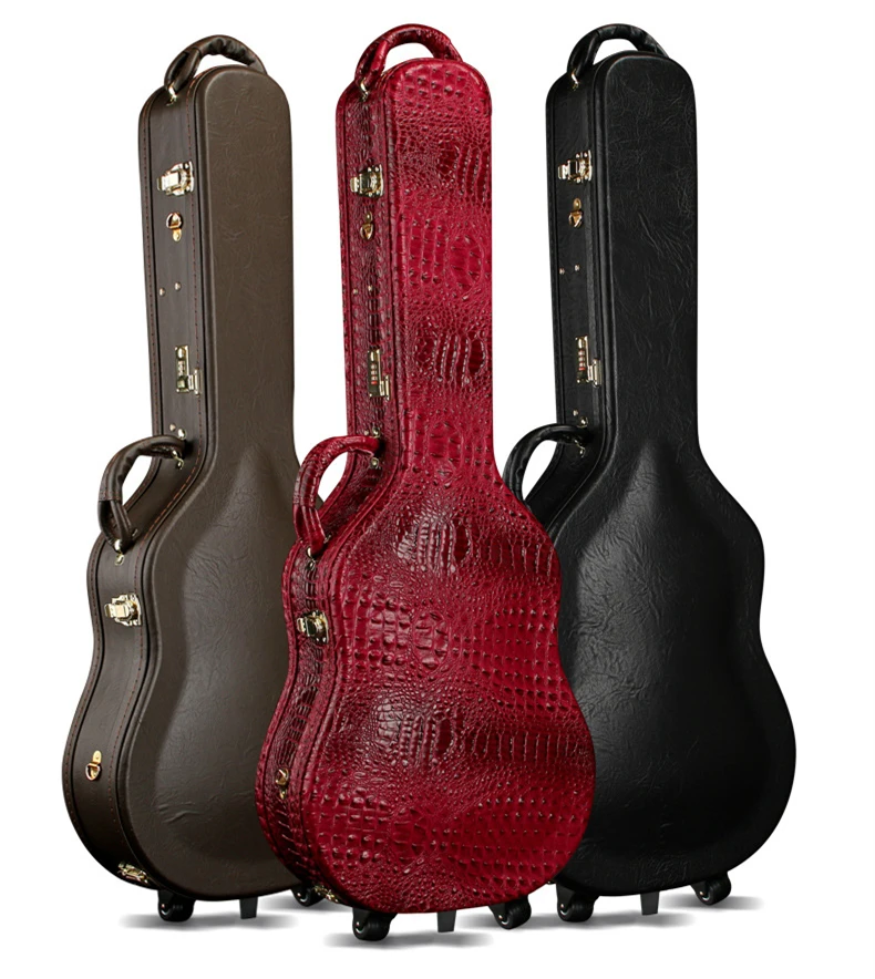 Hooqu High-grade Acoustic Acoustic Guitar Case 40 "/41" Guitar Case Shoulder Straps With Wheels Guitar Case
Hooqu High-grade Acoustic Acoustic Guitar Case 40 "/41" Guitar Case Shoulder Straps With Wheels Guitar Case