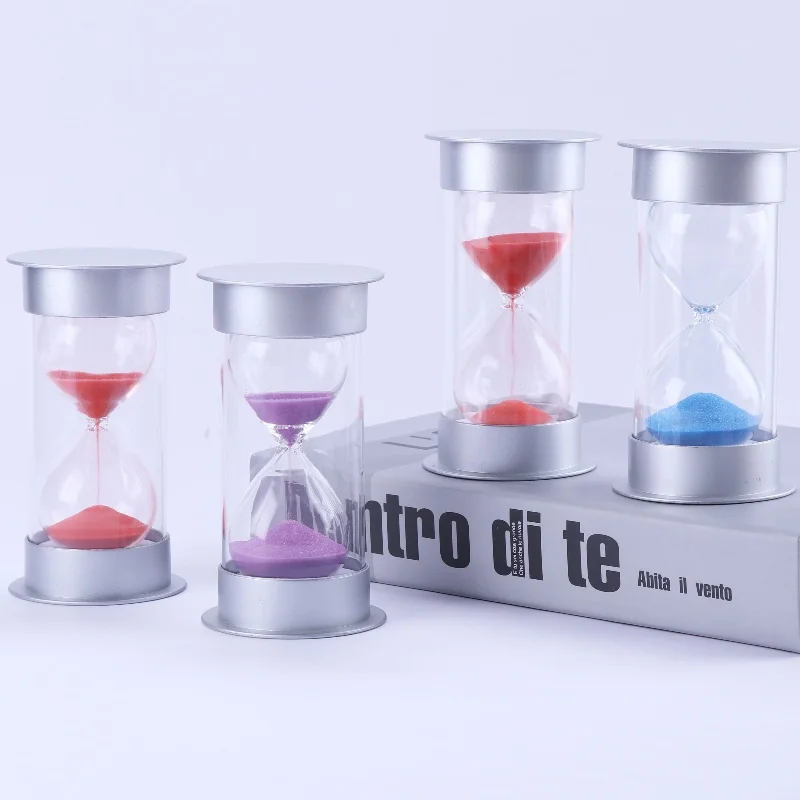 5/10/15/20/30/60 Minutes Mini Silver Lid Hourglass Children Do Homework Clean Teeth Timer Drop Proof Sand Clock Home Ornaments
5/10/15/20/30/60 Minutes Mini Silver Lid Hourglass Children Do Homework Clean Teeth Timer Drop Proof Sand Clock Home Ornaments
