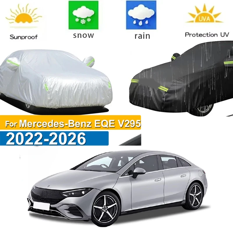 For Mercedes-Benz EQS V297 2021 - 2026 Full Car Covers Outdoor Sun Anti UV Rain Snow Dust Protection Oxford Cloth Accessories
For Mercedes-Benz EQS V297 2021 - 2026 Full Car Covers Outdoor Sun Anti UV Rain Snow Dust Protection Oxford Cloth Accessories
