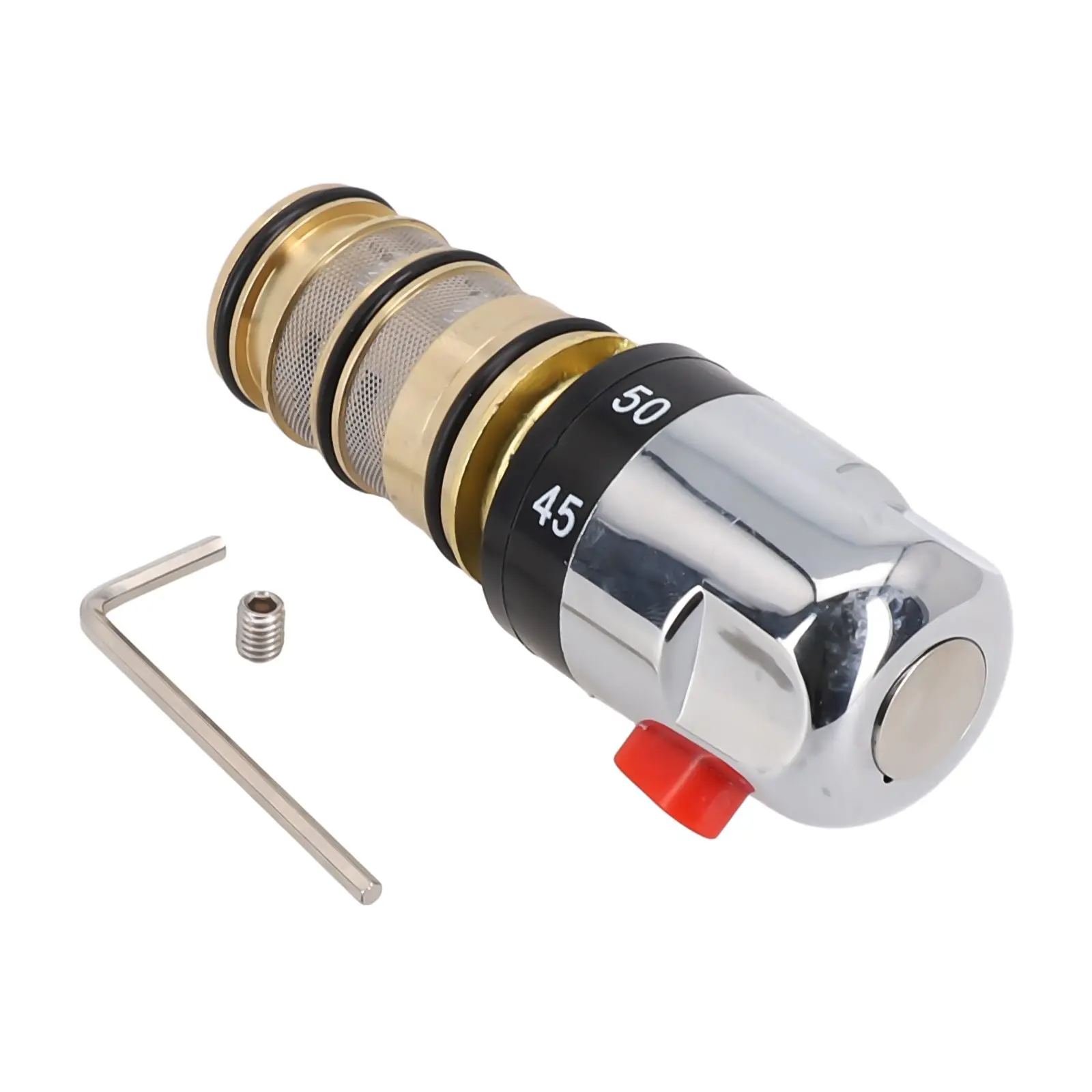 Thermostatic Spool Intelligent Thermostatic Faucet Solar Thermostatic Valve Hot And Cold Handwheel Switch Three Generations
Thermostatic Spool Intelligent Thermostatic Faucet Solar Thermostatic Valve Hot And Cold Handwheel Switch Three Generations