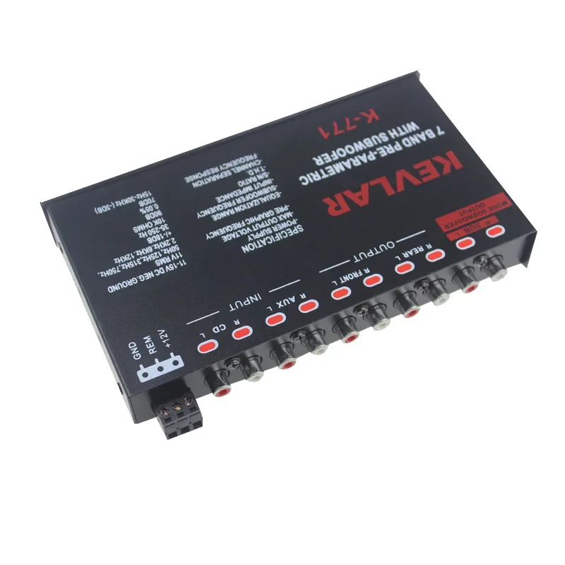 Car Audio Modification EQ Tuning Crossover Power Amplifier Car Equalizer 7-band Equalizer Upgrade Tuning Expert
Car Audio Modification EQ Tuning Crossover Power Amplifier Car Equalizer 7-band Equalizer Upgrade Tuning Expert