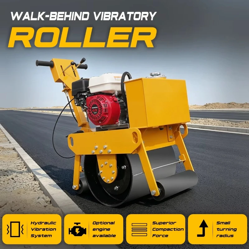 Mini Powered 200kg Vibratory Road Roller
Mini Powered 200kg Vibratory Road Roller