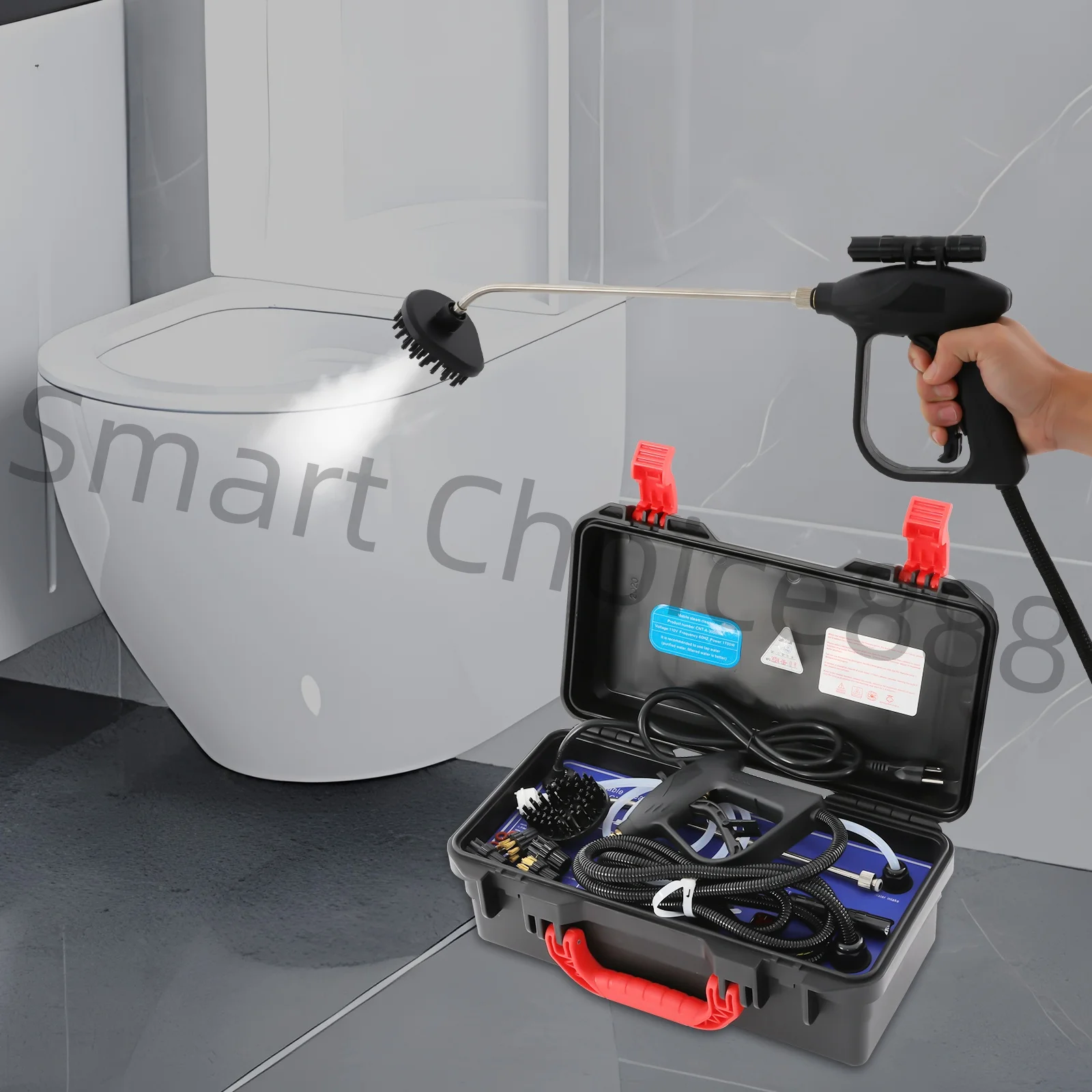 Steam Cleaner 1700W Steamer for Cleaning Grout Tile Heavy Duty Portable Steamer Cleaner for Car Auto High Heat
Steam Cleaner 1700W Steamer for Cleaning Grout Tile Heavy Duty Portable Steamer Cleaner for Car Auto High Heat