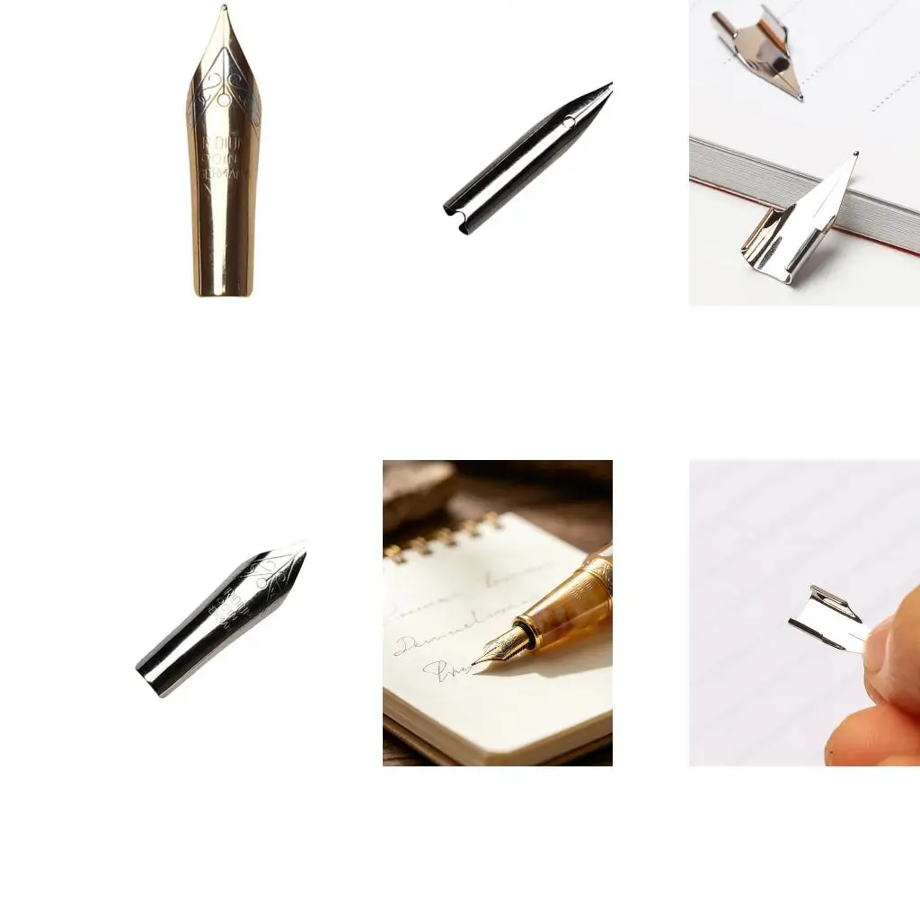 10Pcs Metal Fountain Pen Nibs Interchangeable Metal Fountain Pen Tip For Artists Writers Sketching Handwriting Practice
10Pcs Metal Fountain Pen Nibs Interchangeable Metal Fountain Pen Tip For Artists Writers Sketching Handwriting Practice