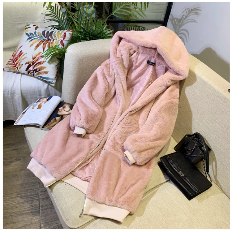 Faux Fur Coat Women 2023 Casual Hoodies Furry Thick Warm Long Faux Rabbit Fur Jacket Loose Winter Coat Women Casaco Feminino
Faux Fur Coat Women 2023 Casual Hoodies Furry Thick Warm Long Faux Rabbit Fur Jacket Loose Winter Coat Women Casaco Feminino