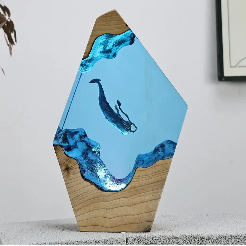 Ocean Breeze Atmosphere Home Decoration Craft - Whale Diver Solid Wood Resin Night Light Ornament - Unique Gift
Ocean Breeze Atmosphere Home Decoration Craft - Whale Diver Solid Wood Resin Night Light Ornament - Unique Gift