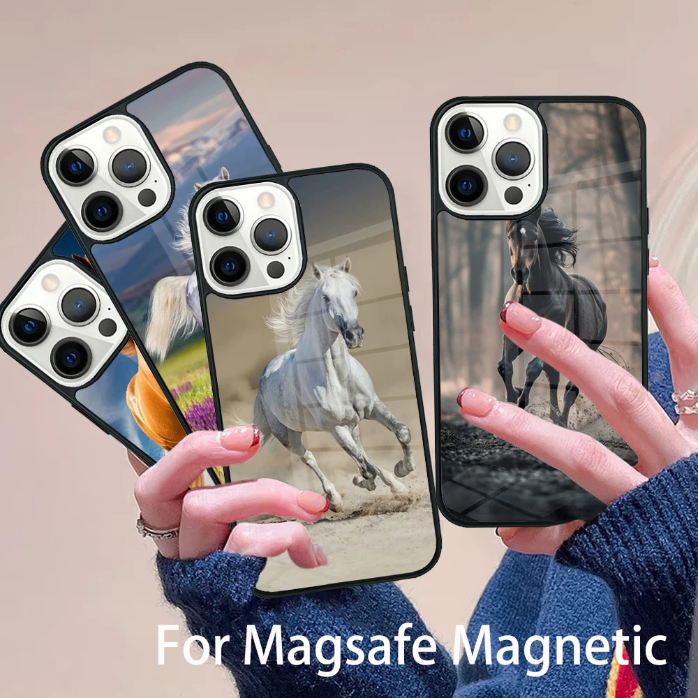 Galloping Horse Phone Case Magesafe Magnetic Wireless Charge Cover For IPhone 16 11 12 13 14 15 Pro Max Plus Mini
Galloping Horse Phone Case Magesafe Magnetic Wireless Charge Cover For IPhone 16 11 12 13 14 15 Pro Max Plus Mini