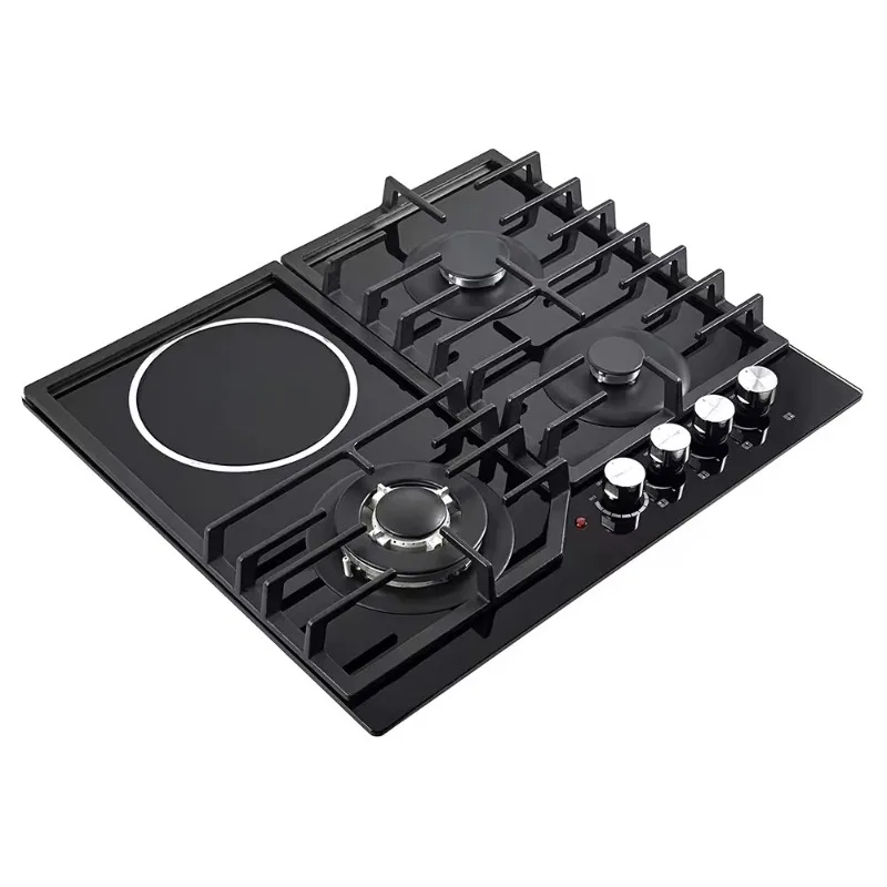 Factory-direct High-quality 4-burner Gas Stove with Built-in Induction Cooktop and Multiple Safety protection Features
Factory-direct High-quality 4-burner Gas Stove with Built-in Induction Cooktop and Multiple Safety protection Features