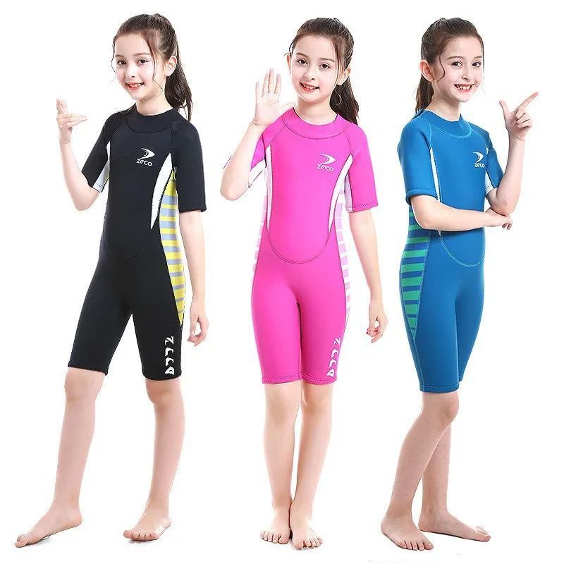 New Autumn and Winter Children's Wetsuit 2.5MM One-piece Short-sleeved Thermal Sunscreen Jellyfish Wetsuit Girls' Swimsuit
New Autumn and Winter Children's Wetsuit 2.5MM One-piece Short-sleeved Thermal Sunscreen Jellyfish Wetsuit Girls' Swimsuit