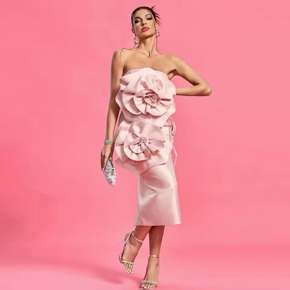 2025 To Party Sheath Mid Calf Bloom Maxi Dress Couture Light Pink 3D Handmade Flower Women Maxi Dresses
2025 To Party Sheath Mid Calf Bloom Maxi Dress Couture Light Pink 3D Handmade Flower Women Maxi Dresses