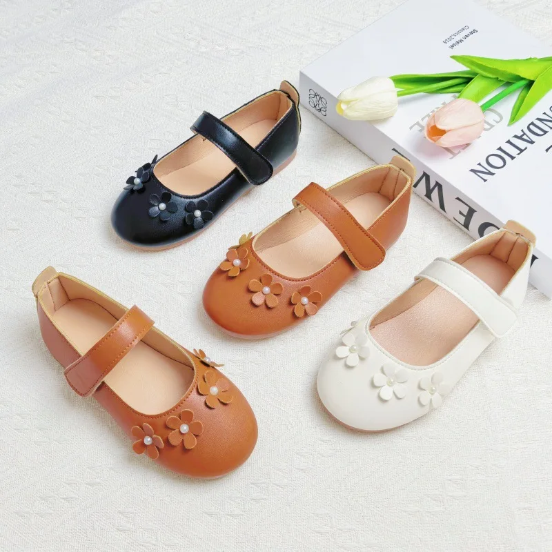 Little Girl Leather Shoes Toddlers Spring Autumn Children's Flats Sweet Flower Performance Kids Causal Fashion Princess Shoes
Little Girl Leather Shoes Toddlers Spring Autumn Children's Flats Sweet Flower Performance Kids Causal Fashion Princess Shoes