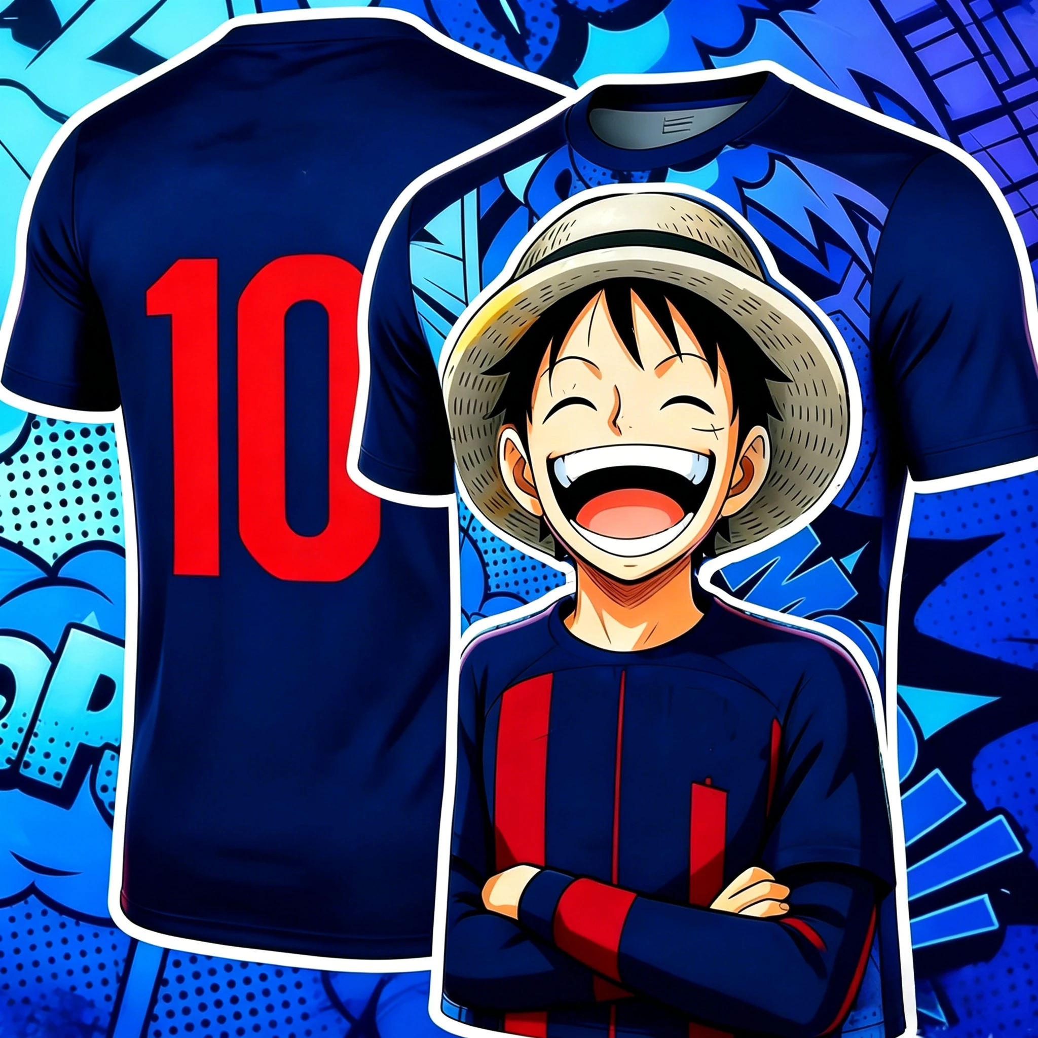 2026 Summer One Piece Luffy Retro Cosplay T-shirt Men's Oversized 3D Printed Short-sleeved Family Unisex Children's Sports Shirt
2026 Summer One Piece Luffy Retro Cosplay T-shirt Men's Oversized 3D Printed Short-sleeved Family Unisex Children's Sports Shirt