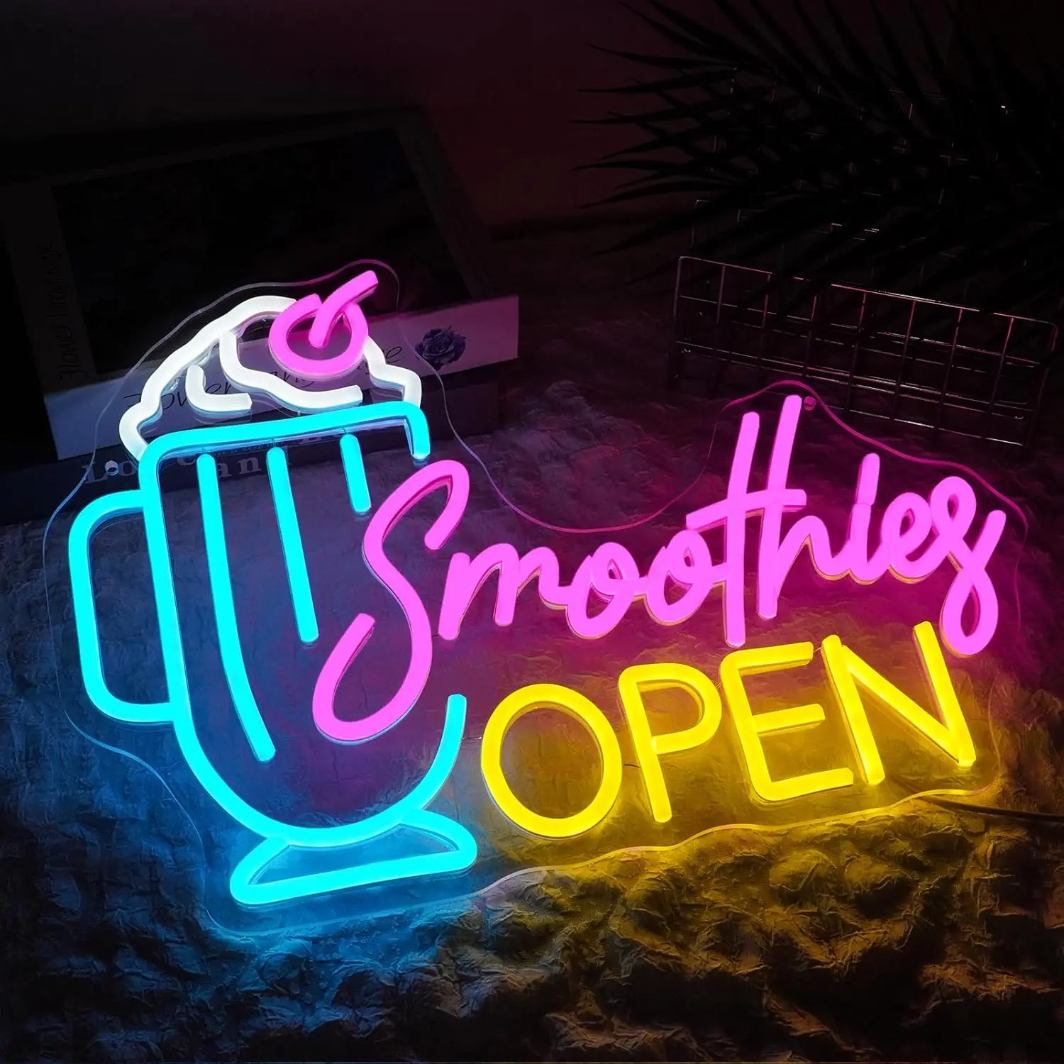 Dimmable Smoothies Neon Sign Fruit Ice Cream Led Wall Light for Bar Dessert Shop Cafe Party Business Decor Gift
Dimmable Smoothies Neon Sign Fruit Ice Cream Led Wall Light for Bar Dessert Shop Cafe Party Business Decor Gift