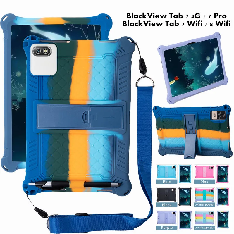BlackView Tab 70 7 8 Wifi Pro 4G 10.1 inch Android Tablet PC Soft Shockproof Solid Color Back Stand Cover Protective Shell
BlackView Tab 70 7 8 Wifi Pro 4G 10.1 inch Android Tablet PC Soft Shockproof Solid Color Back Stand Cover Protective Shell
