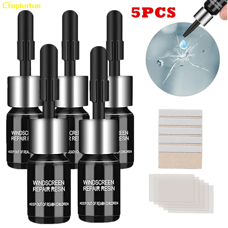 5PCS Car Windshield Crack Repair Agent Quick Auto Glass Nano Repair Fluid Car Window Windscreen Scratch Crack Fluid Filler
5PCS Car Windshield Crack Repair Agent Quick Auto Glass Nano Repair Fluid Car Window Windscreen Scratch Crack Fluid Filler