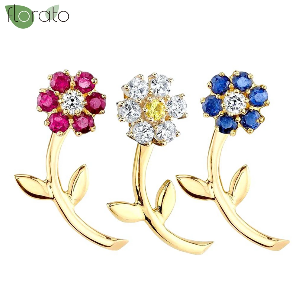 925 Sterling Silver Needle Luxury Colorful Zircon Stud Earrings for Women Fashion Flower Big Earrings Korea Jewelry Wholesale
925 Sterling Silver Needle Luxury Colorful Zircon Stud Earrings for Women Fashion Flower Big Earrings Korea Jewelry Wholesale