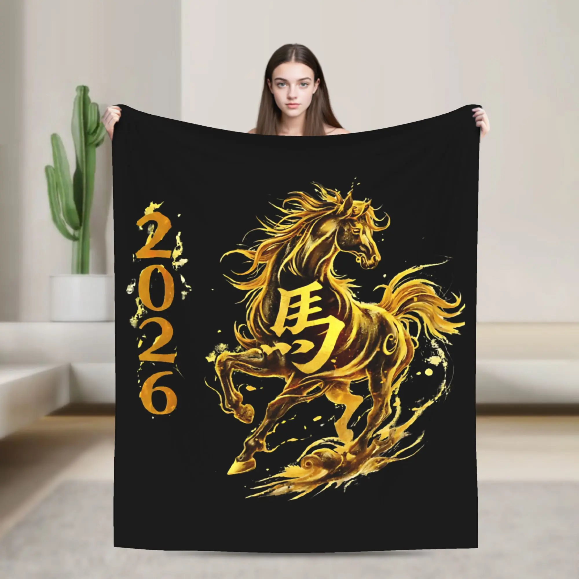 Chinese New Year 2026 Horse Flannel Throw Blanket Blanket for Home Couch Ultra-Soft Quilt,
Chinese New Year 2026 Horse Flannel Throw Blanket Blanket for Home Couch Ultra-Soft Quilt,