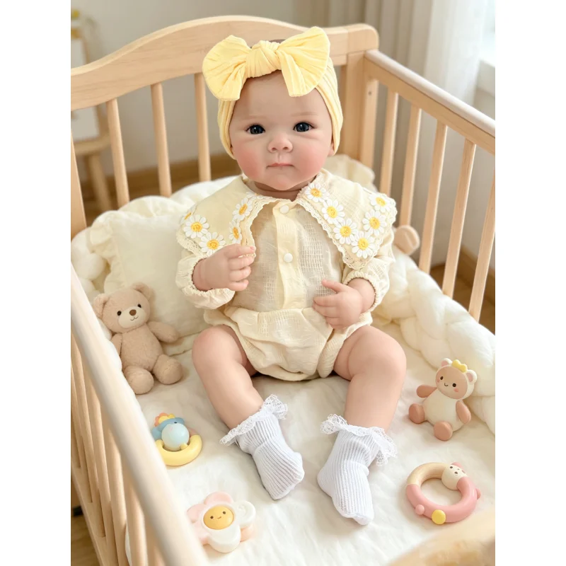 18Inch Reborn Bettie Girl Body Vinyl Hand Painted 3D Skin with Hand-Draw Hair Realistic Newborn Collectible Doll
18Inch Reborn Bettie Girl Body Vinyl Hand Painted 3D Skin with Hand-Draw Hair Realistic Newborn Collectible Doll