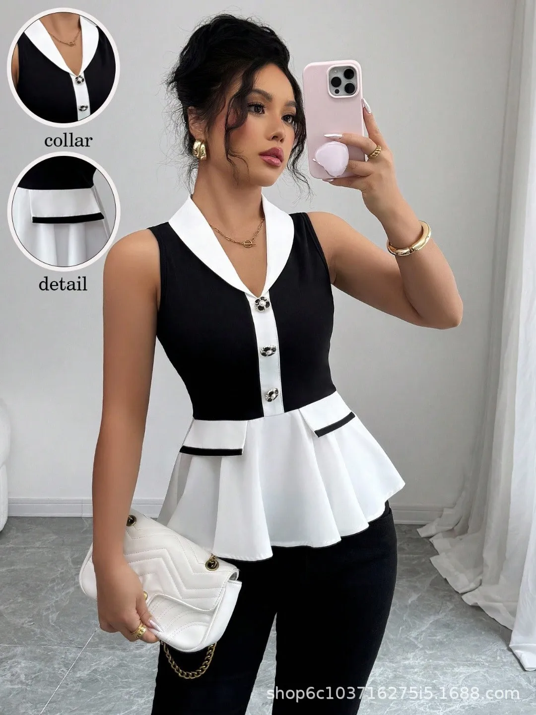 Весенне-летний женский пиджак с V-образным вырезом и длинными рукавами, приталенный, элегантный, из полиэстера, однотонный, стандартный крой
Весенне-летний женский пиджак с V-образным вырезом и длинными рукавами, приталенный, элегантный, из полиэстера, однотонный, стандартный крой