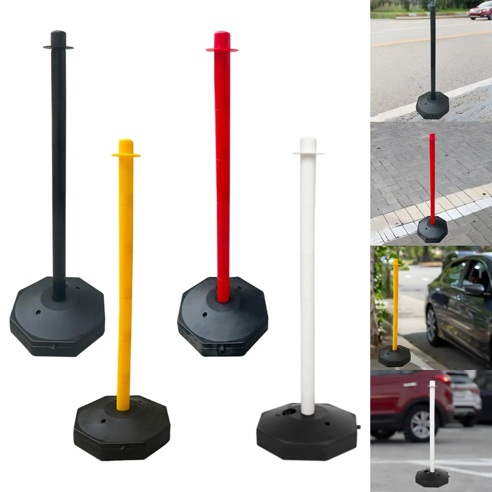 33inch Traffic Post Cone Parking Post Multifunctional Stable Bottom with
33inch Traffic Post Cone Parking Post Multifunctional Stable Bottom with