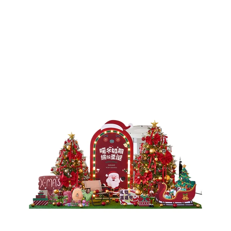 Christmas scene arrangement Internet celebrity clock in dessert shop decoration set, giant floor ornament
Christmas scene arrangement Internet celebrity clock in dessert shop decoration set, giant floor ornament