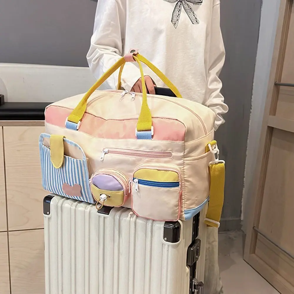 Kawaii Travel Duffel Bag Portable Wet Dry Separation Women's Fitness Handbag Crossbody Durable Gym Shoulder Bag Business Trips
Kawaii Travel Duffel Bag Portable Wet Dry Separation Women's Fitness Handbag Crossbody Durable Gym Shoulder Bag Business Trips