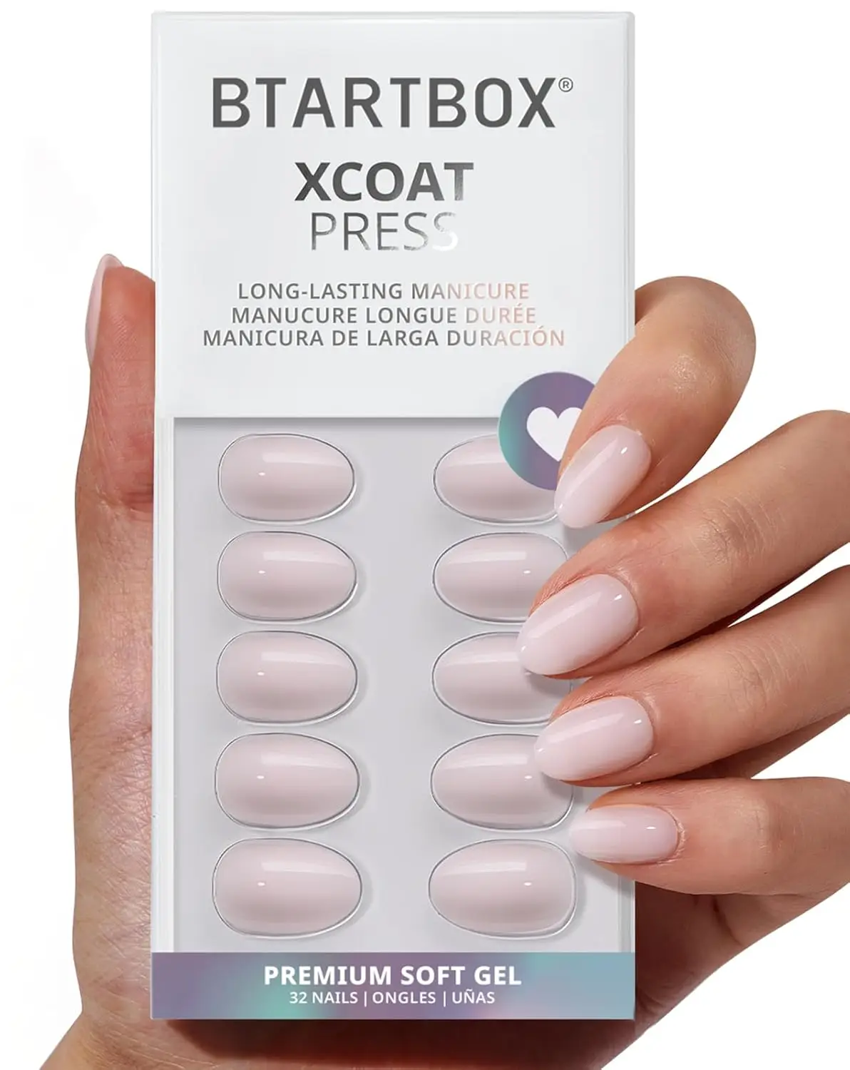 Press On Nails Almond - Power Calm, Lamp-Curable 4-Week Wear Nude Pink Extra Short, 16 Sizes 32 Nails All-in-One Kit
Press On Nails Almond - Power Calm, Lamp-Curable 4-Week Wear Nude Pink Extra Short, 16 Sizes 32 Nails All-in-One Kit