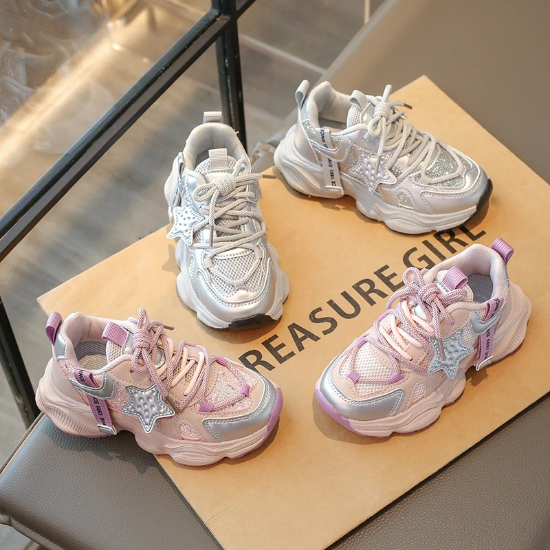 Boys Girls Sneakers Thick Soft Sole Students Basketball Shoes Hook&loop 2025 New Children Sports Shoes Non-slip Students Trendy
Boys Girls Sneakers Thick Soft Sole Students Basketball Shoes Hook&loop 2025 New Children Sports Shoes Non-slip Students Trendy