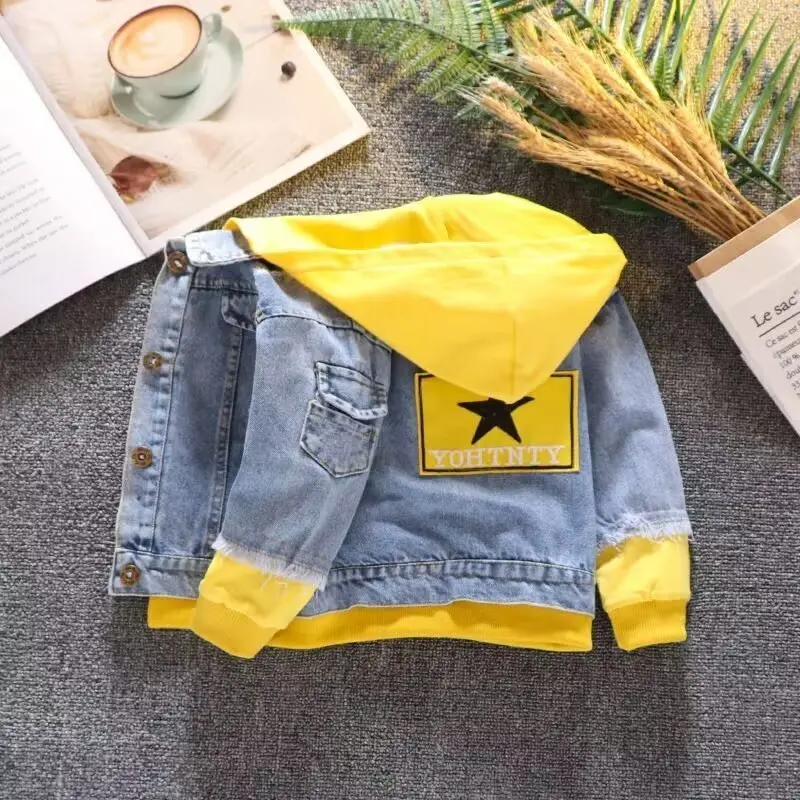Spring Autumn Kids Jean Coat For Children Baby Boys Denim Jacket Outerwear Children Clothing 1-6Years
Spring Autumn Kids Jean Coat For Children Baby Boys Denim Jacket Outerwear Children Clothing 1-6Years