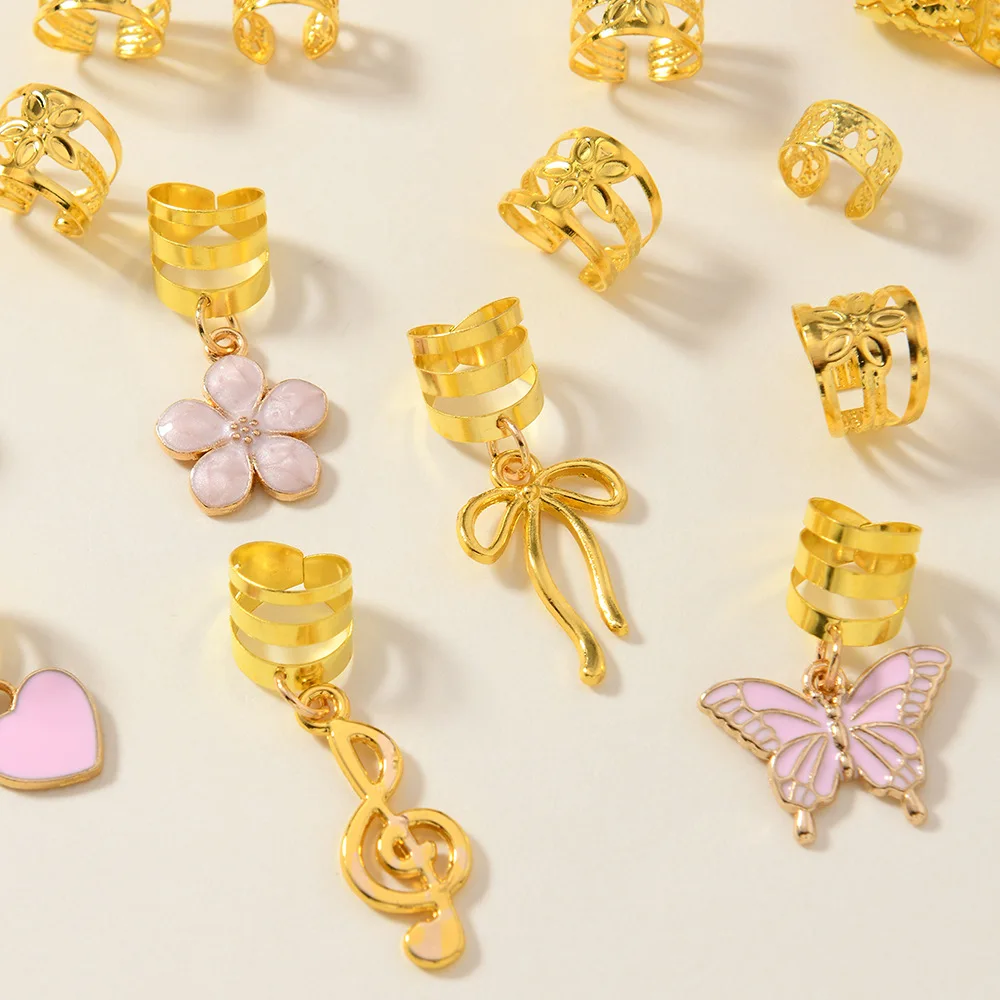 Premium Alloy Dreadlock Hair Cuffs 35 Count With Heart And Flower Charm Non Slip Strong Grip Women
Premium Alloy Dreadlock Hair Cuffs 35 Count With Heart And Flower Charm Non Slip Strong Grip Women