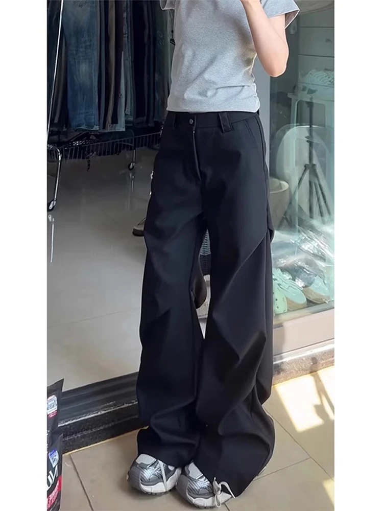 American Vibe High Street Pleated Pants Extended Long Taller Men's Black Drapey Feel High-End Feeling Straight Leg Wide Leg P...
American Vibe High Street Pleated Pants Extended Long Taller Men's Black Drapey Feel High-End Feeling Straight Leg Wide Leg P...