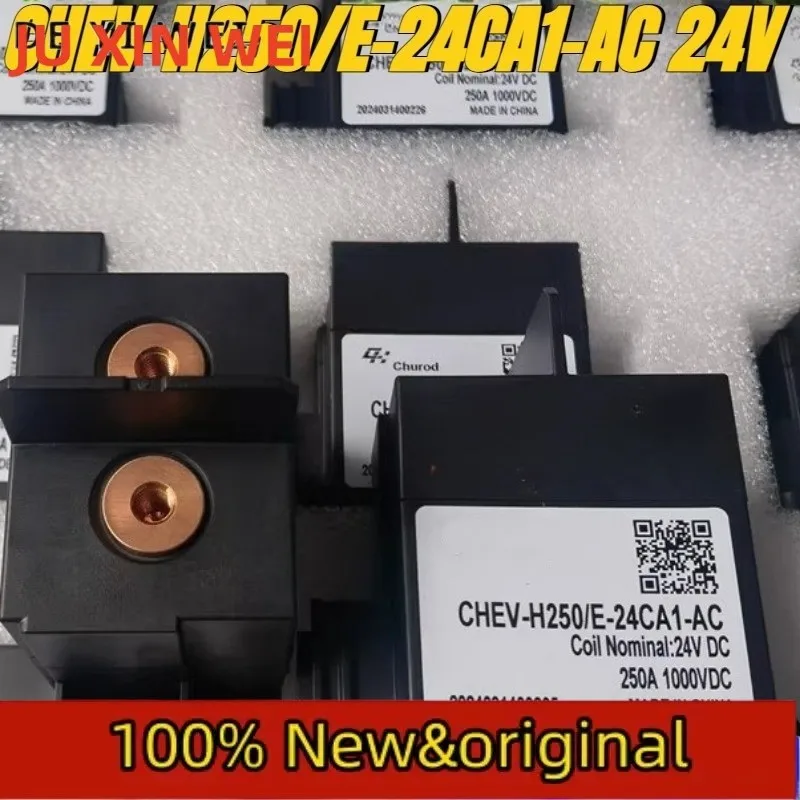 (Brand New Original)1pcs/lot 100% original genuine relay:CHEV-H250/E-24CA1-AC 24V 250A 1000VDC New Energy Relay
(Brand New Original)1pcs/lot 100% original genuine relay:CHEV-H250/E-24CA1-AC 24V 250A 1000VDC New Energy Relay