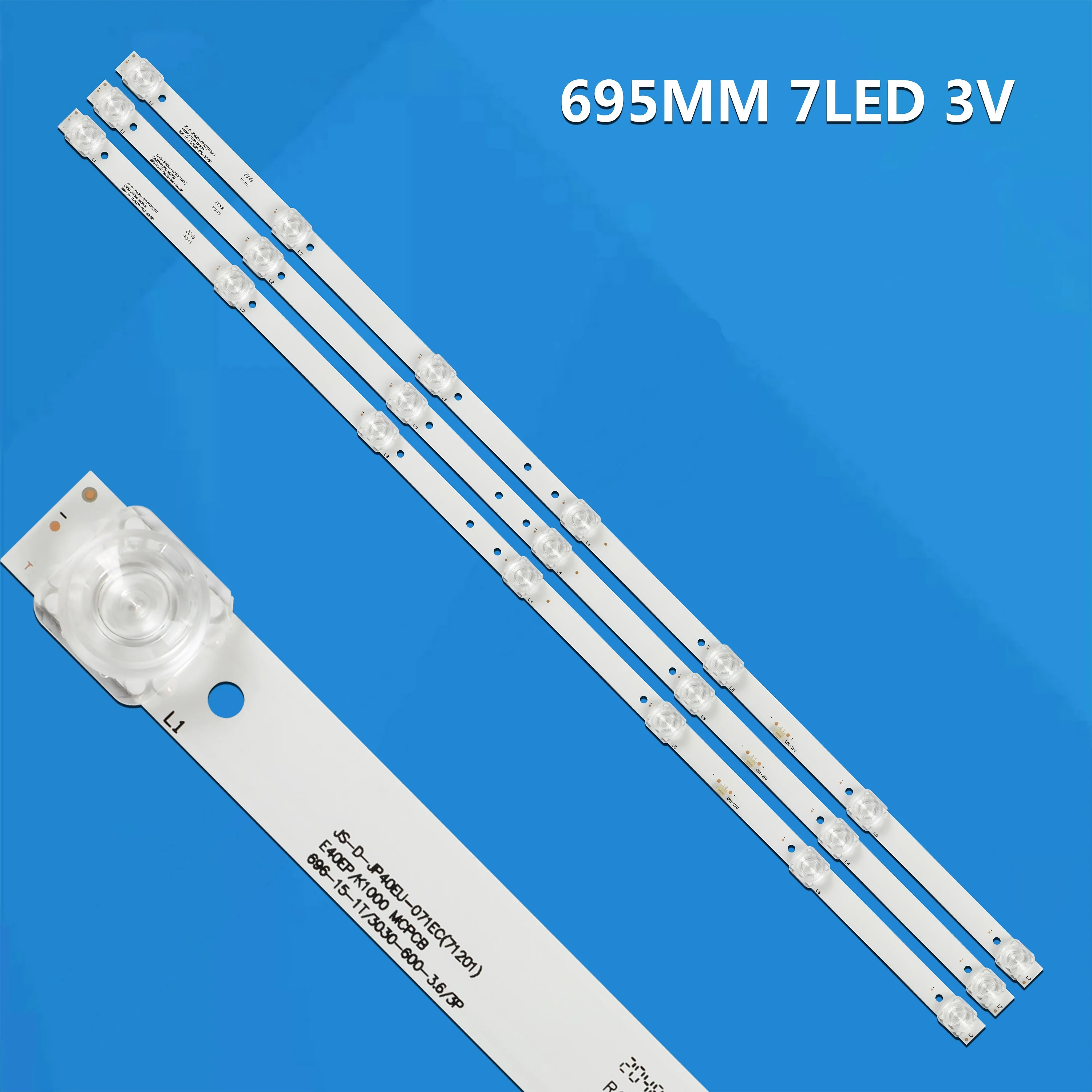 7LED LED Backlight Strip For HYNDAY H-LED40F453BS2 H-LED40F452BS2AKAI AKTV4035 STV-40LED17 STV-40LED14 JS-D-JP40EU-071EC
7LED LED Backlight Strip For HYNDAY H-LED40F453BS2 H-LED40F452BS2AKAI AKTV4035 STV-40LED17 STV-40LED14 JS-D-JP40EU-071EC