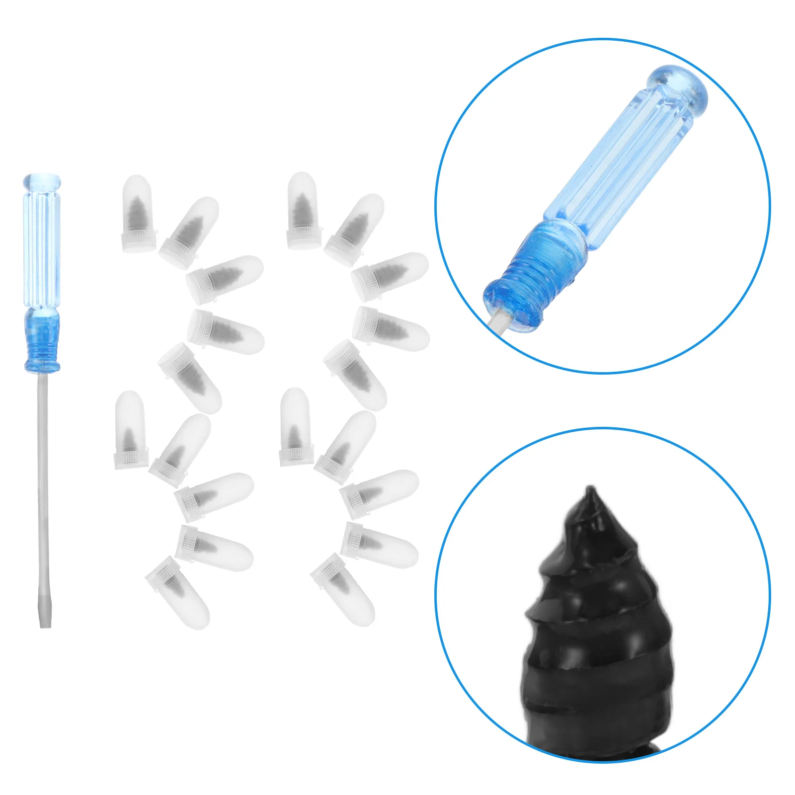 20pcs Tire Repair Nails Rubber Car Motorcycle Tire Plug Mushroom Style Self-Tapping Screws Durable Easy-Use Compact Portable
20pcs Tire Repair Nails Rubber Car Motorcycle Tire Plug Mushroom Style Self-Tapping Screws Durable Easy-Use Compact Portable