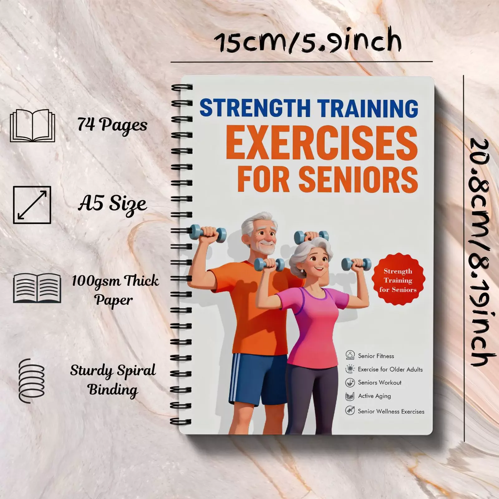strength training exercises for seniors :Simple home exercise suitable for the elderly English Guide book
strength training exercises for seniors :Simple home exercise suitable for the elderly English Guide book