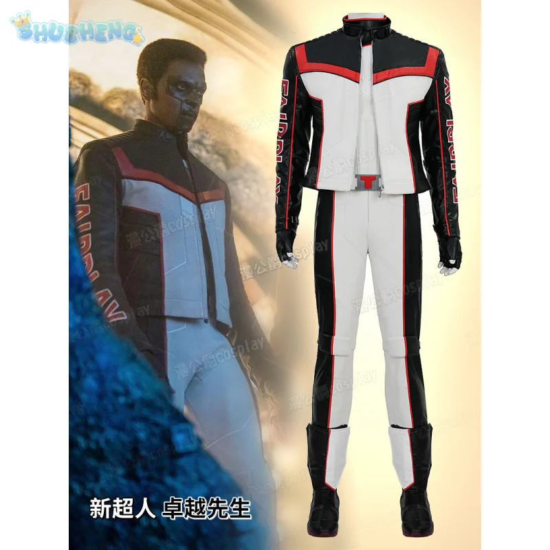 Movie Superhero Mister Terrific Cospaly Costume Adult Men's Woman Halloween Fantasy New Uniform Shoes Coat Pants Belt Glove Set
Movie Superhero Mister Terrific Cospaly Costume Adult Men's Woman Halloween Fantasy New Uniform Shoes Coat Pants Belt Glove Set