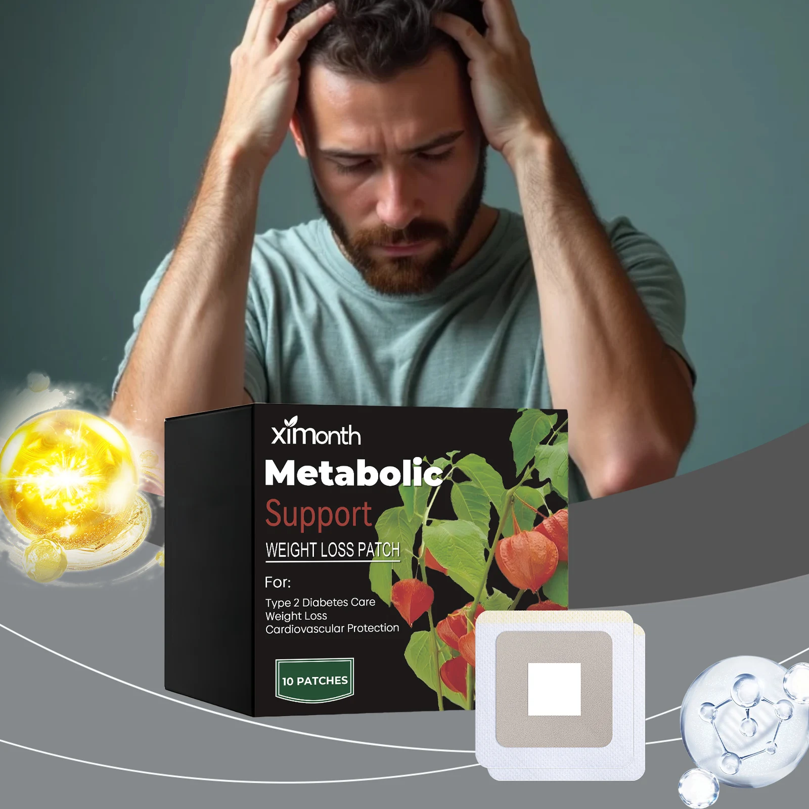 Пластырь для ухода за телом Нежный уход способствует обмену веществ Поддержание баланса сахара в крови Комфорт на теле Ежедневный портативный пластырь для ухода за телом 
Пластырь для ухода за телом Нежный уход способствует обмену веществ Поддержание баланса сахара в крови Комфорт на теле Ежедневный портативный пластырь для ухода за телом