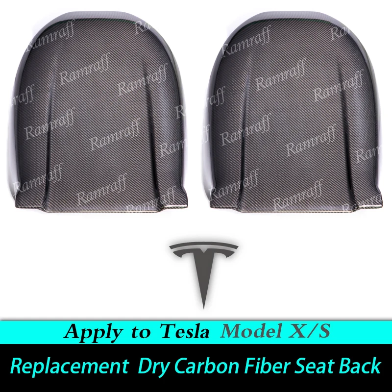 for Tesla Model X Dry Carbon Fiber Seat Back Shell Decoration Model-S Replacement Car Seat Cover
for Tesla Model X Dry Carbon Fiber Seat Back Shell Decoration Model-S Replacement Car Seat Cover