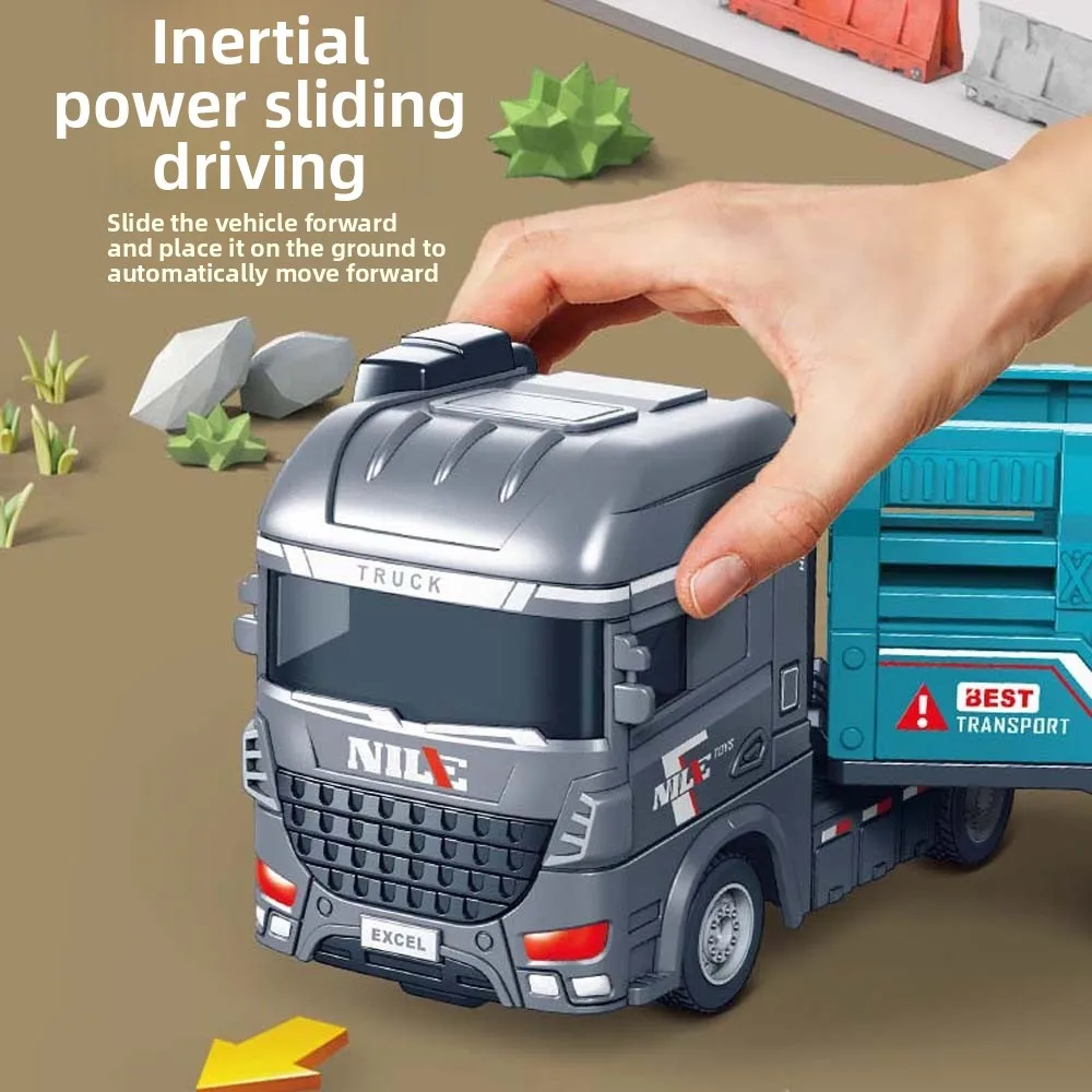 Scale 1:64 Alloy Trailer Model Movable Joint Transport Vehicle Fence Car Toy Diecast Metal Sliding Mini Container Truck
Scale 1:64 Alloy Trailer Model Movable Joint Transport Vehicle Fence Car Toy Diecast Metal Sliding Mini Container Truck