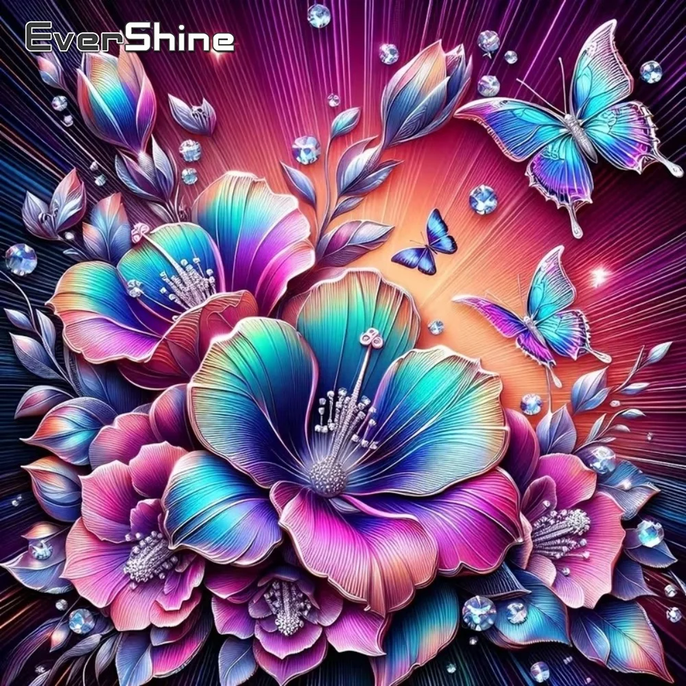 EverShine Full Square Round Diamond Painting Flower DIY Cross Stitch Kit Embroidery New Arrival Mosaic Butterfly Handicraft
EverShine Full Square Round Diamond Painting Flower DIY Cross Stitch Kit Embroidery New Arrival Mosaic Butterfly Handicraft
