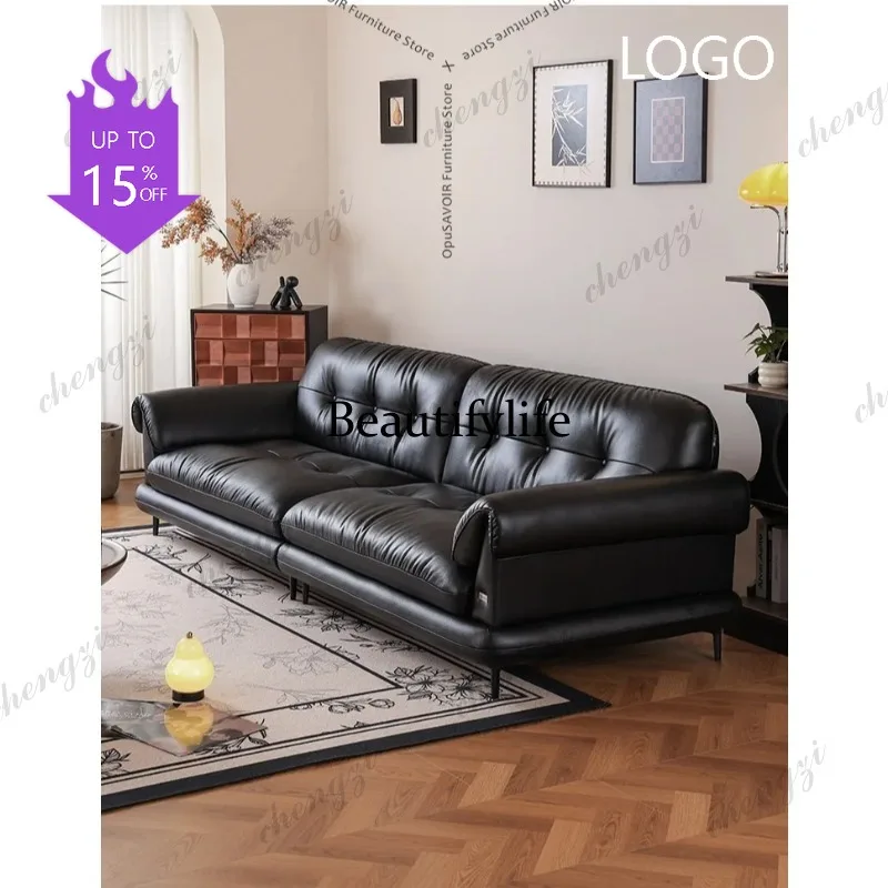C45 French Modern Leather Living Room Sofa Italian Minimalist Couch Top Grain Genuine Leather SimpleLiving Room Sofa Furniture
C45 French Modern Leather Living Room Sofa Italian Minimalist Couch Top Grain Genuine Leather SimpleLiving Room Sofa Furniture