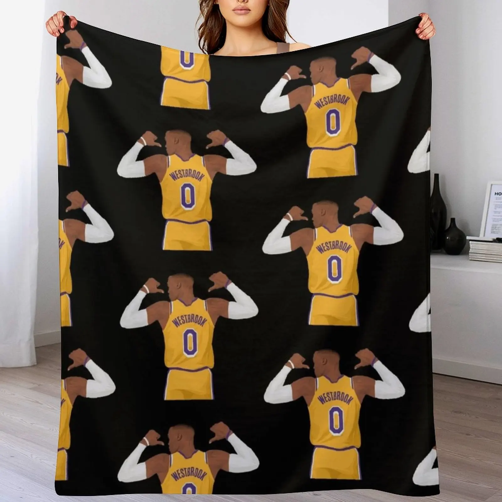 Russell Westbrook 0 Throw Blanket Furrys Decorative Throw heavy to sleep Designers Blankets
Russell Westbrook 0 Throw Blanket Furrys Decorative Throw heavy to sleep Designers Blankets