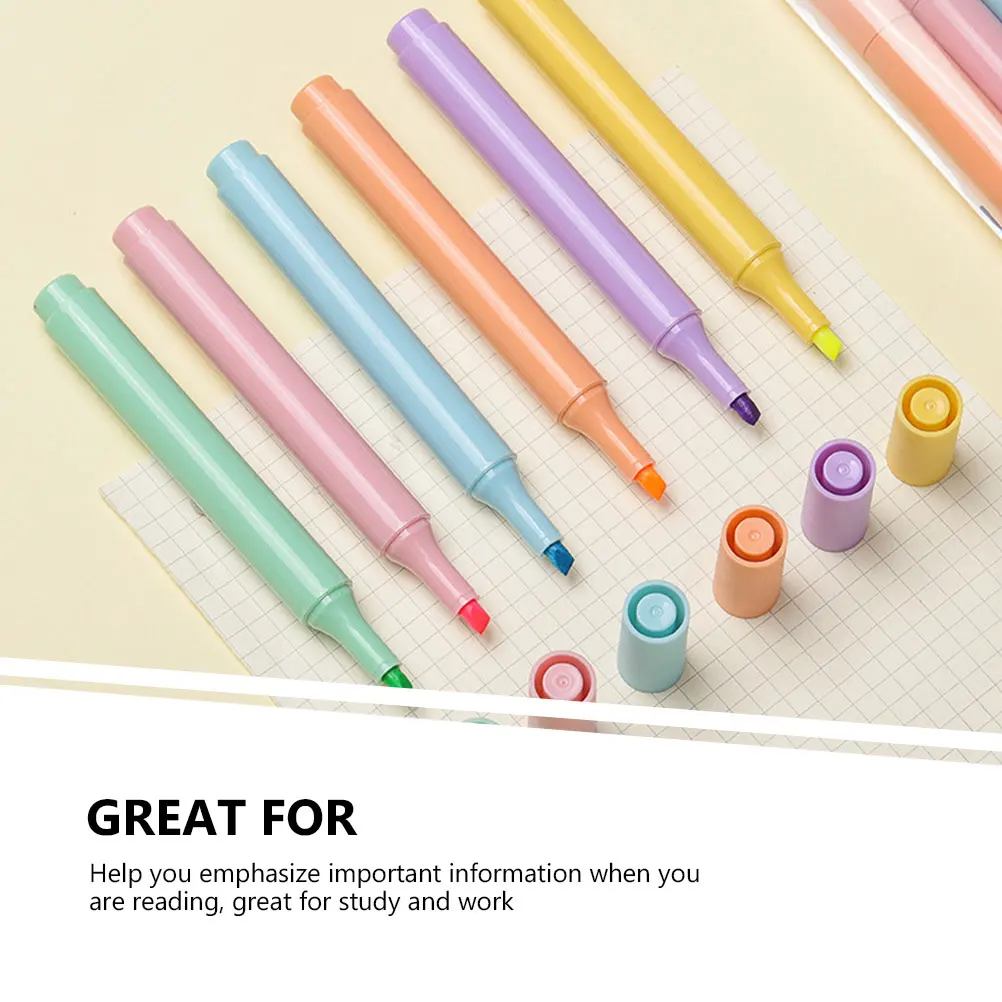 6pcs Milk Tea Series Highlighters Water-Based Long-Lasting Color Study Marker Pens Book Highlighter for Notes Scrapbooks
6pcs Milk Tea Series Highlighters Water-Based Long-Lasting Color Study Marker Pens Book Highlighter for Notes Scrapbooks
