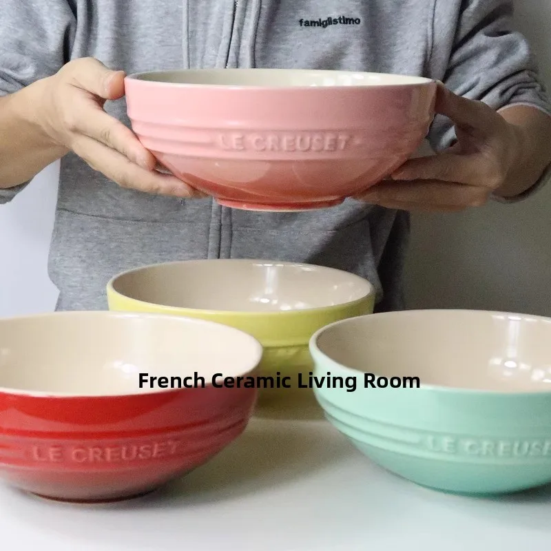 Le Creuset Cool Color Cerc Soup Bowl 9 Inch High Aesthetic Value Dining Bowl Salad Bowl Large Capaci China Diware
Le Creuset Cool Color Cerc Soup Bowl 9 Inch High Aesthetic Value Dining Bowl Salad Bowl Large Capaci China Diware