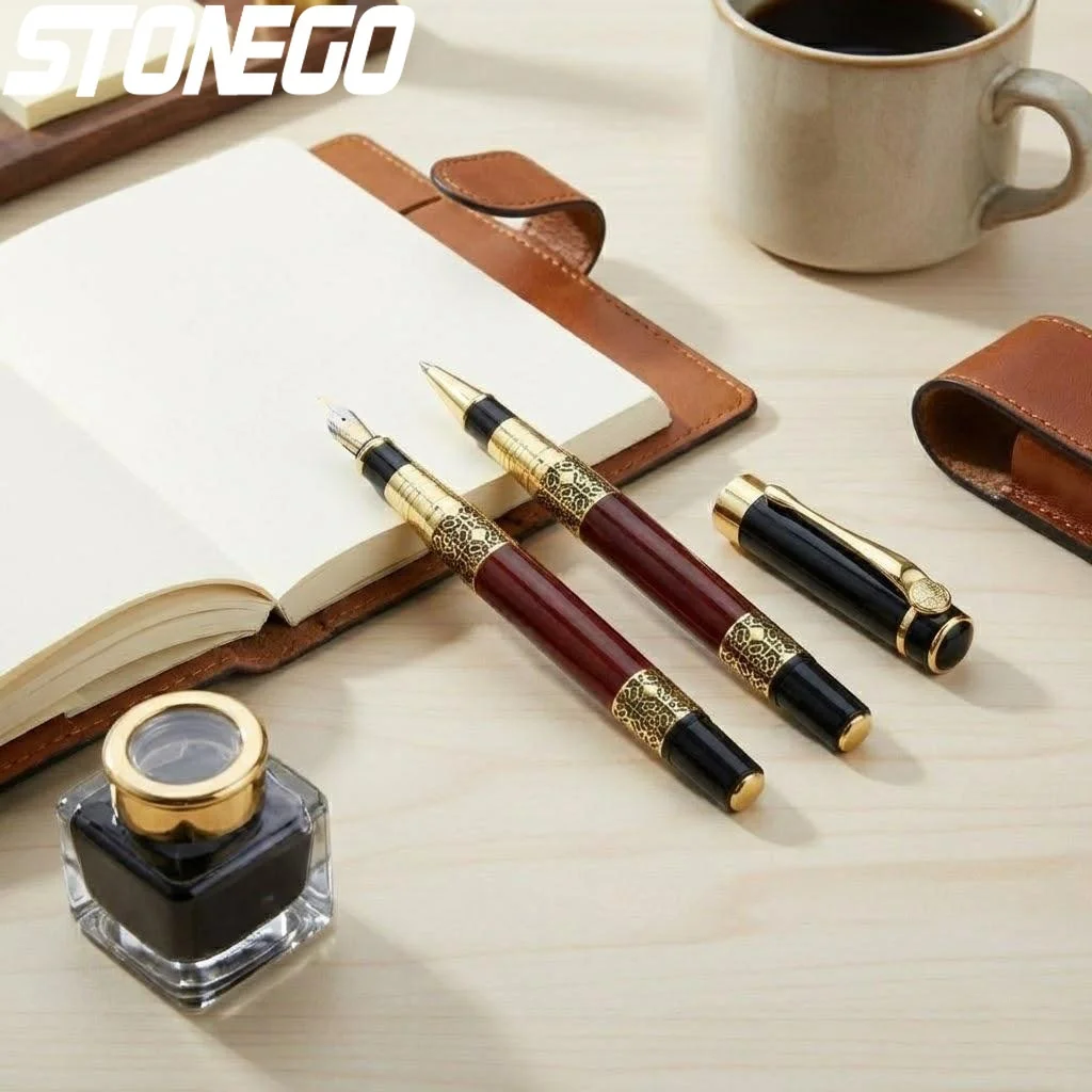 High-Grade Business Metal Fountain Pen Wood Grain Classic Style 0.5mm Classic Signature Pen
High-Grade Business Metal Fountain Pen Wood Grain Classic Style 0.5mm Classic Signature Pen