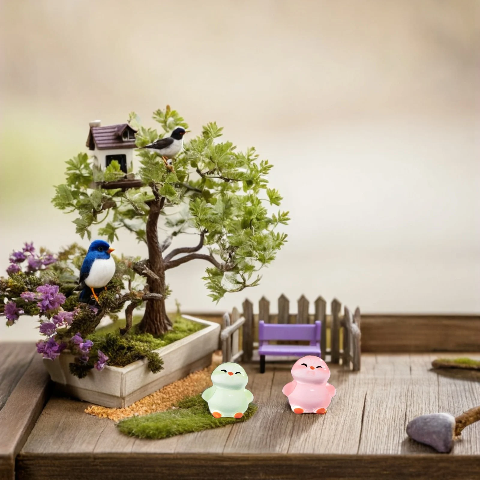 15pcs Penguin Figurines Micro Landscape Decors Glow in the Dark Resin Mini Polar Animals for Fairy Garden Bonsai Terrarium 
15pcs Penguin Figurines Micro Landscape Decors Glow in the Dark Resin Mini Polar Animals for Fairy Garden Bonsai Terrarium