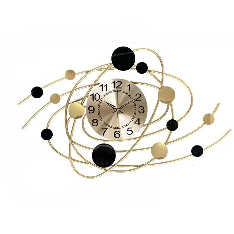Fashion Light Luxury Watch Living Room Large Wall Clock Home Decoration Watch Hotel Lobby Wall Clock Simple Ornament Pendant
Fashion Light Luxury Watch Living Room Large Wall Clock Home Decoration Watch Hotel Lobby Wall Clock Simple Ornament Pendant