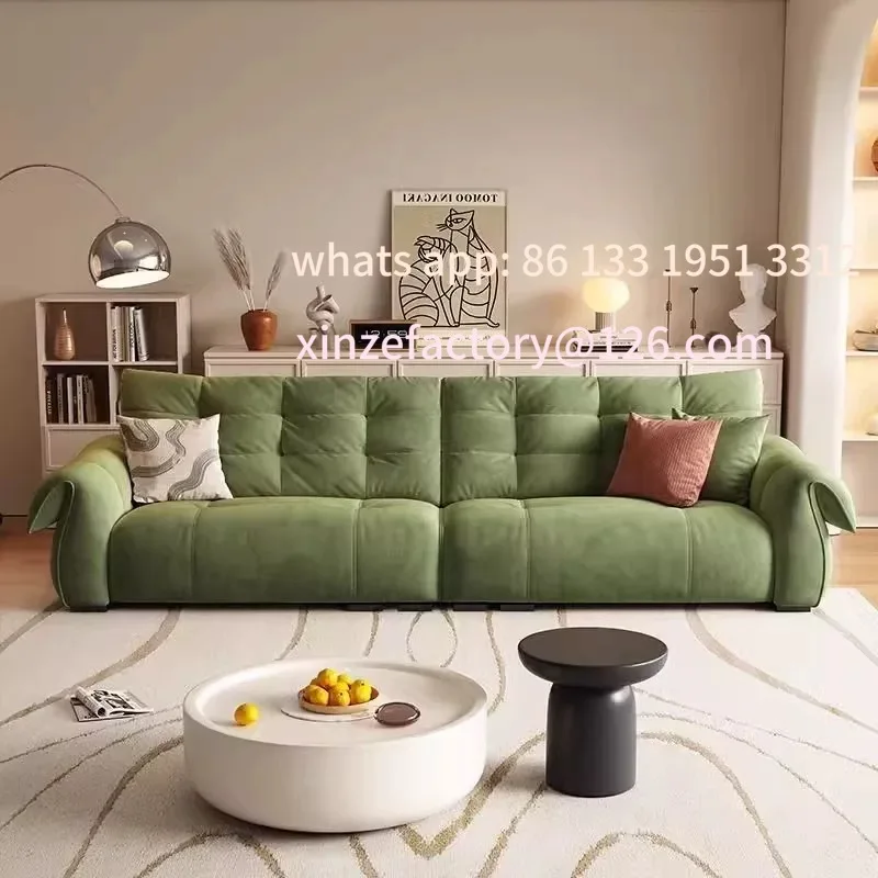 Customizable Cream Wind Swan Fabric Sofa Living Room Simple Small Apartment Cat Grab Cloth High Backrest Straight Row Sofa
Customizable Cream Wind Swan Fabric Sofa Living Room Simple Small Apartment Cat Grab Cloth High Backrest Straight Row Sofa