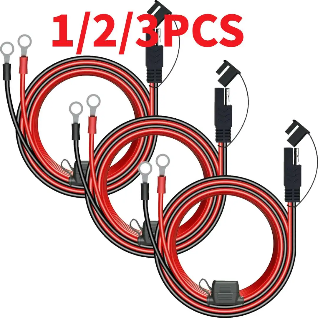1/2/3PCS 12V Quick Release SAE Cable With Fuse Terminal O Connector Battery Charger Extension Adapter Wire 16AWG Terminal
1/2/3PCS 12V Quick Release SAE Cable With Fuse Terminal O Connector Battery Charger Extension Adapter Wire 16AWG Terminal